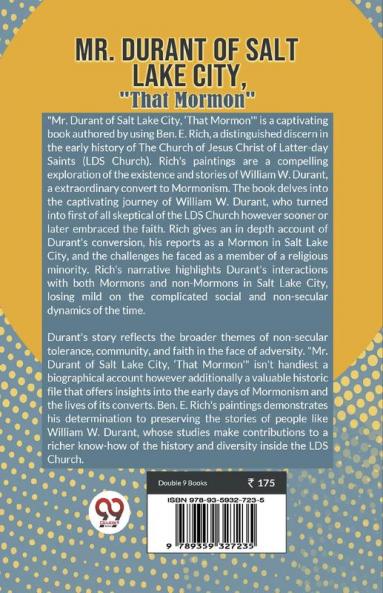 Mr. Durant of Salt Lake City That Mormon