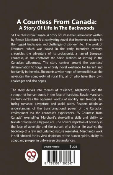 A Countess From Canada: A Story Of Life In The Backwoods