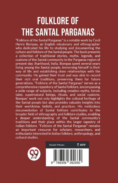 Folklore Of The Santal Parganas