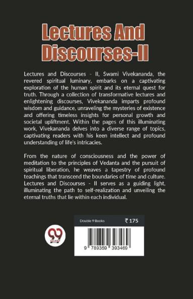 Lectures And Discourses-ll