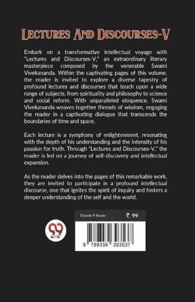Lectures And Discourses-V
