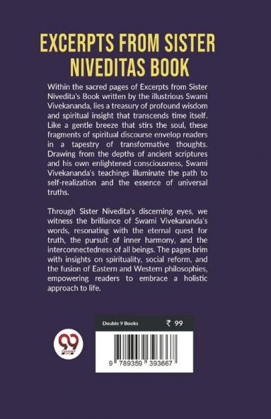 Excerpts From Sister Niveditas Book