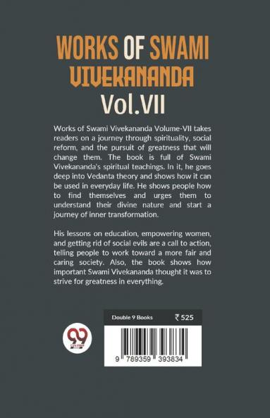 Works Of Swami Vivekananda Vol.VII