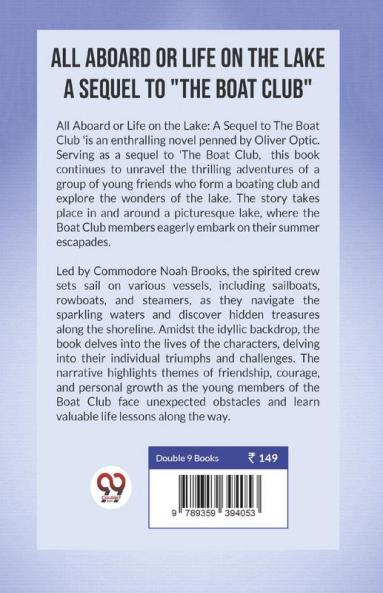 All Aboard Or Life On The Lake A Sequel To The Boat Club