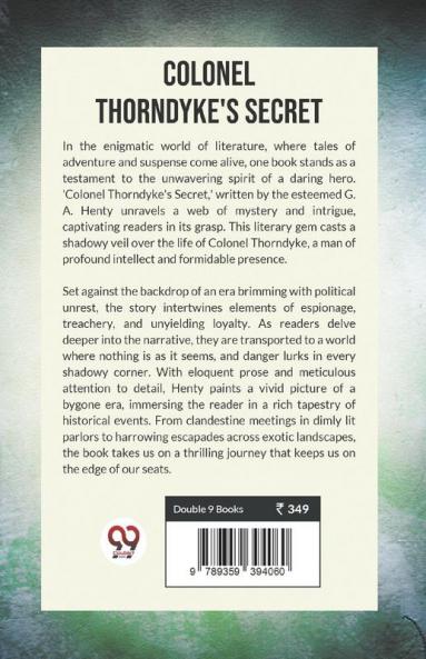 Colonel Thorndyke's Secret