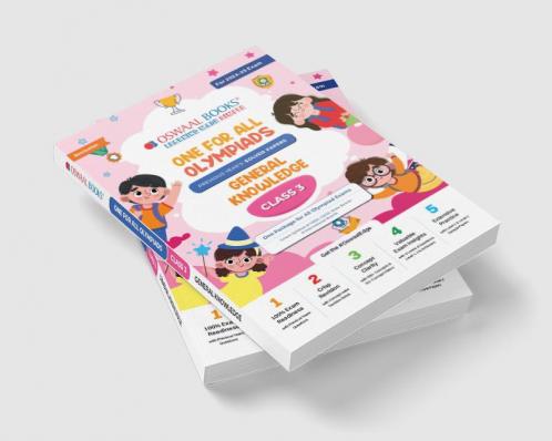 Oswaal One For All Olympiad Class 3 General Knowledge | Previous Years Solved Papers | For 2024-25 Exam