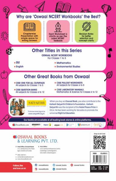 Oswaal NCERT Workbook Class 2 ?????? ????? Hindi Saarangi (For Latest Exam)