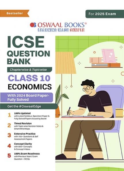 Oswaal ICSE Question Bank SOLVED PAPERS | Class 10 | Economics | For Exam 2024-25