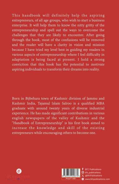 Handbook of Entrepreneurship