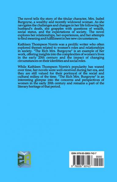 The Rich Mrs. Burgoyne