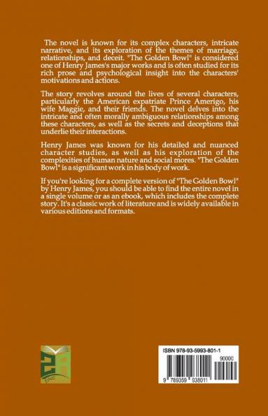 The Golden Bowl  Complete