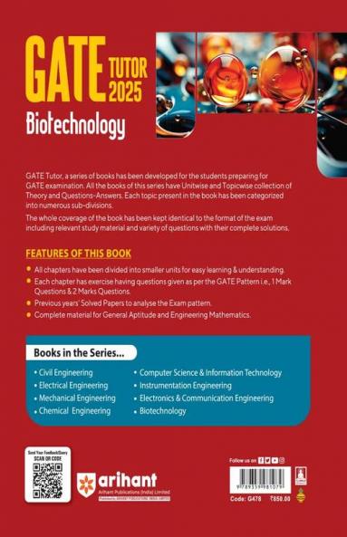 GATE Tutor Biotechnology