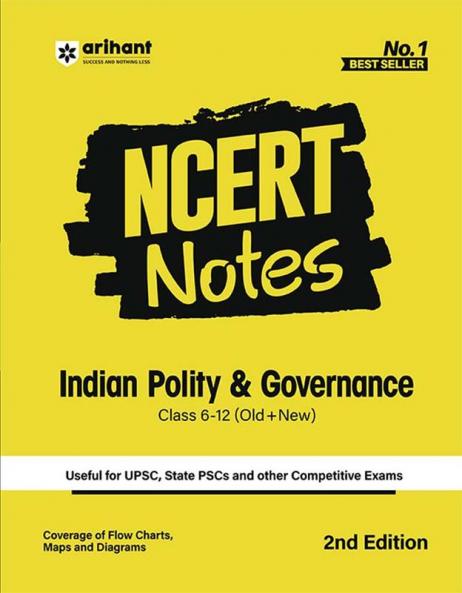 NCERT Notes Indian Polity & Governence (Class 6-12) | 2nd Revised Edition | For UPSC and Other Competitive Exams | English Medium