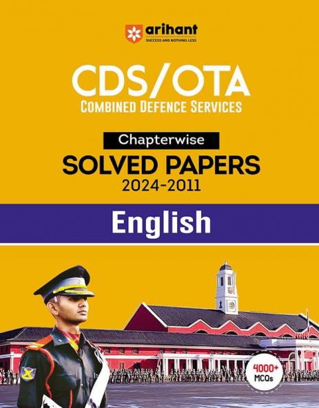 CDS /OTA | Chapterwise Solved Papers (2024 - 2011 English) | English Medium