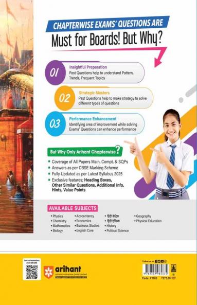 CBSE Class 12th History | Chapterwise-Question Bank (2024 - 2011)
