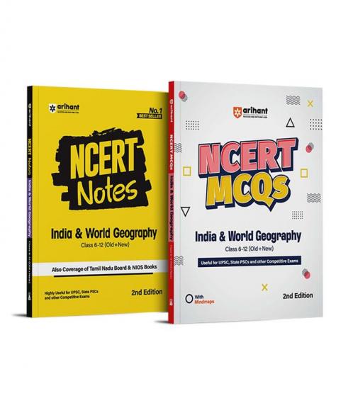 NCERT Notes & MCQs India & World Geography Class 6 -12 (Old + New)
