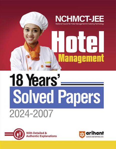 NCHMCT-JEE Hotel Management 18 Years Solved Papers (2024-2007)