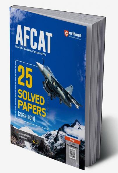 AFCAT | 25 Solved Papers (2024-2011) | English Medium