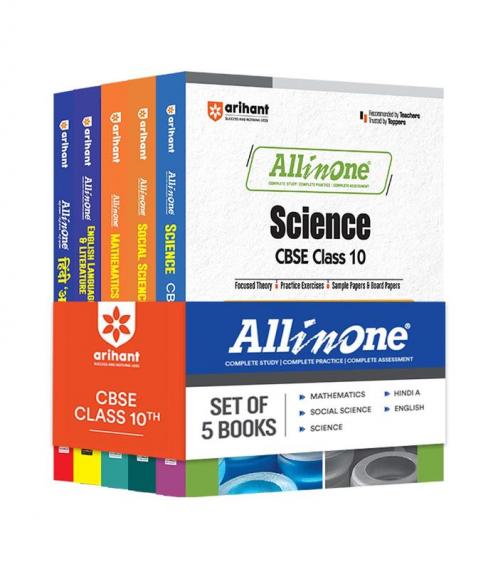 All In One Science Social Science Mathematics English Language & Literature HindiA Class 10th Based On Latest NCERT For CBSE Exams 2025