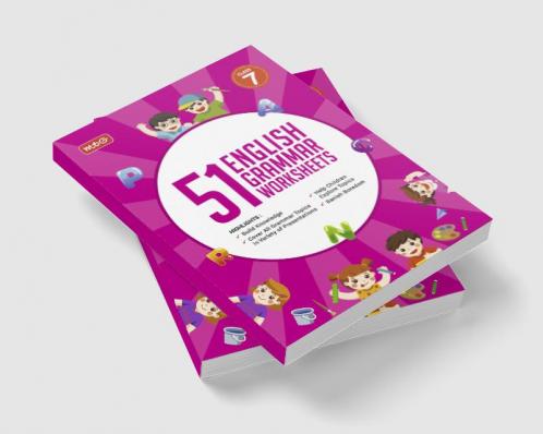 MTG 51 English Grammar Worksheets Class 7 – Grammar Work books to practice English concepts in interactive way (Based on CBSE/NCERT)