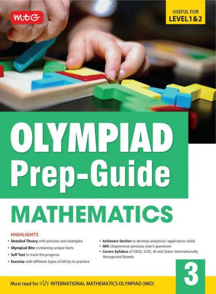 MTG Olympiad Prep-Guide Class 3 Mathematics (IMO) - Detailed Theory Self Test with IMO Chapterwise Previous Year Question Paper For SOF 2024-25 Exam