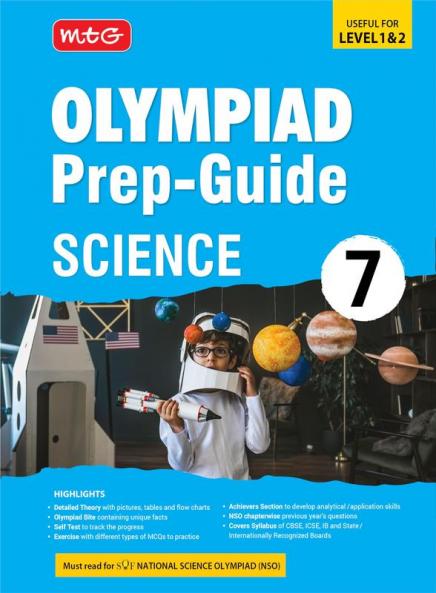 MTG Olympiad Prep-Guide Class 7 Science (NSO) - Detailed Theory Self Test with NSO Chapterwise Previous Year Question Paper For SOF 2024-25 Exam