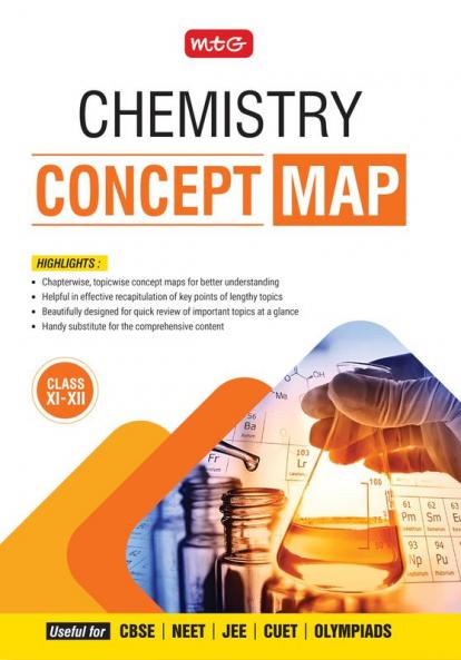 MTG Concept Map For NEET/JEE Chemistry Book (Class 11th & 12th) 2025 Exam | Covers Chapterwise Topicwise Concept Map/Mind Map Quick Review of Important Topics | For CBSE CUET Olympiads
