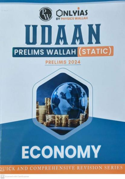 PW UPSC UDAAN Prelims Wallah - Economy