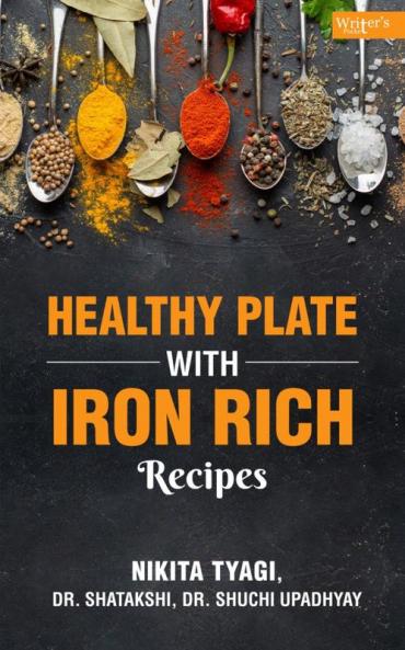 Healthy plate with iron rich recipes
