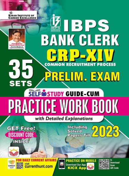 IBPS Bank Clerk Prelim CRP-XIV-PWB-E-2024 (40-Sets) Fresh_(5019)