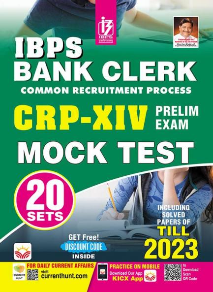 IBPS Bank Clerk Prelim CRP-XIV-Mock Test-Eng-2024 (20-Sets) Fresh_(5016)