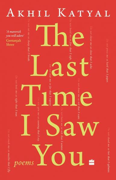 The Last Time I Saw You : Poems