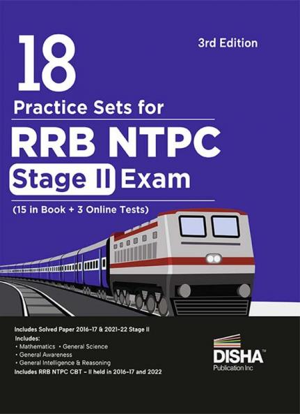 18 Practice Sets for RRB NTPC Stage II Exam (15 in Book + 3 Online Tests) 3rd Edition