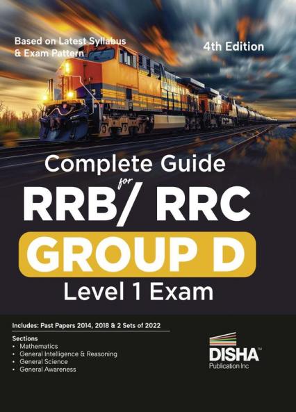 Complete Guide for RRB/ RRC Group D Level 1 Exam 4th Edition