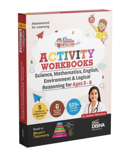 Perfect Genius Junior Activity Workbooks for Science Environment Mathematics Logical Reasoning & English for Ages 5 to 8 - 4th Edition | Must for Olympiad Exams | Builds 545+ Life Skills