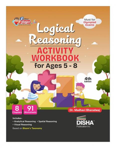 Perfect Genius Logical Reasoning Activity Workbook for Ages 5 to 8 - 2nd Edition | Must for Olympiad Exams | Builds 91 Life Skills