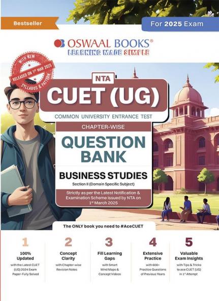 Oswaal NTA CUET (UG) Chapterwise Question Bank Business Studies ((For 2025 Exam)