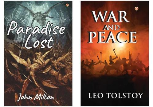 Paradise Lost + War and Peace (Set of 2 Books)