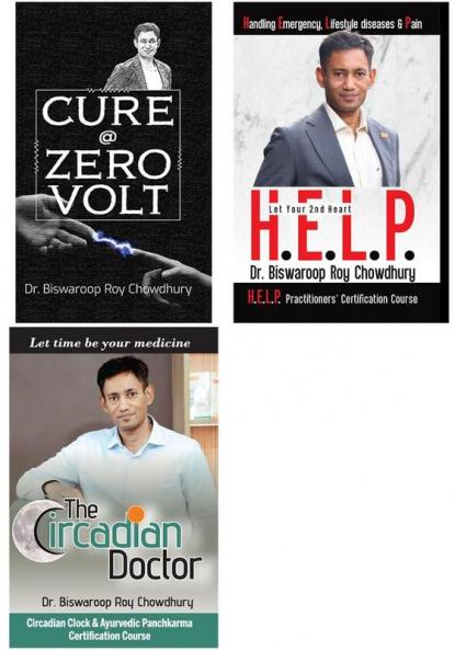 Let Your 2nd Heart H.E.L.P. +The Circadian Doctor + Cure @ Zero Volt (Set of 3 Books)