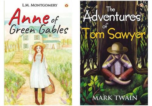 Anne of Green Gables + The Adventures of Tom Sawyer (Set of 2 Books)