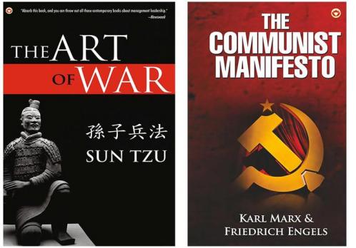 The Communist Manifesto + The Art of War (Set of 2 books)