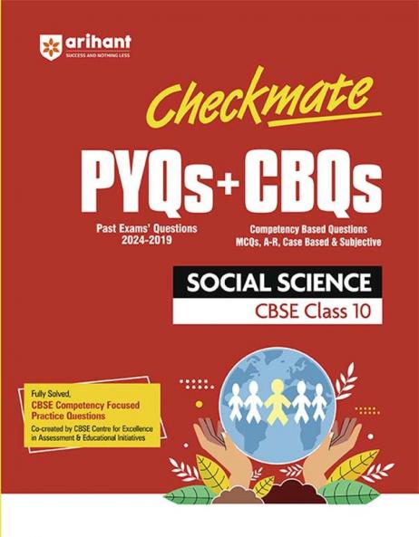 Checkmate CBSE Class 10  Social Science | PYQs & CBQs | First Edition
