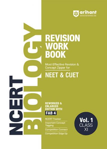 NCERT Revision Workbook Biology Vol. 1 (Class XI) for JEE, NEET & CUET
