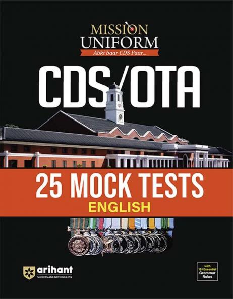 Mission Uniform CDS/OTA 2025 | 25 Mock Tests-English | English Medium