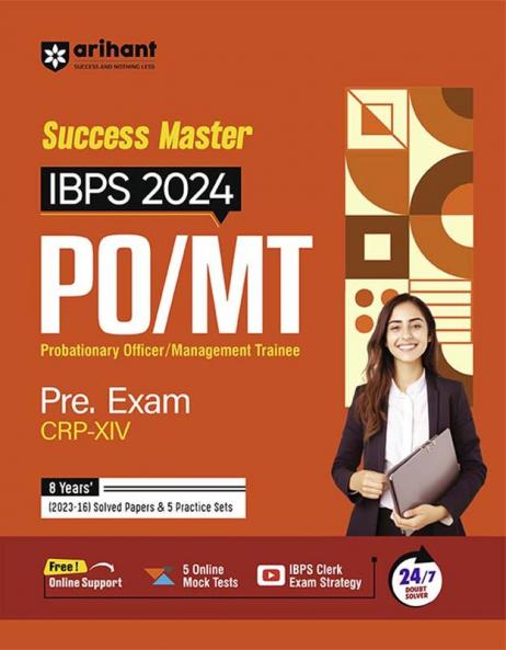 Success Master IBPS (CRP-XIV) PO/MT Pre. Exam 2024 | English Medium