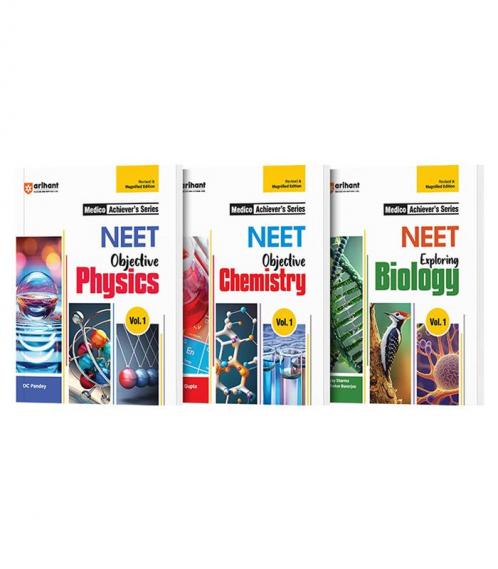 Medico Achievers Series I NEET Objective I Physics Chemistry Biology (Set of 3 Books)- Vol.1 Class 11| Revised & Magnified Edition for NEET 2025 Preparation