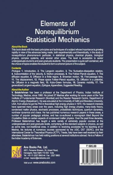 Elements Of Nonequilibrium Statistical Mechanics