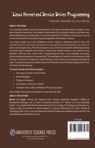 Linux Kernel and Device Driver Programming
