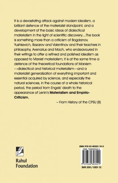 Materialism and Empirio-Criticism