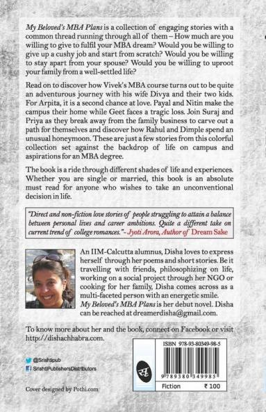 My Beloved's MBA Plans